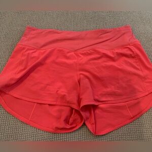 Lululemon Speed Up High Rise Lined Short 4” size 12